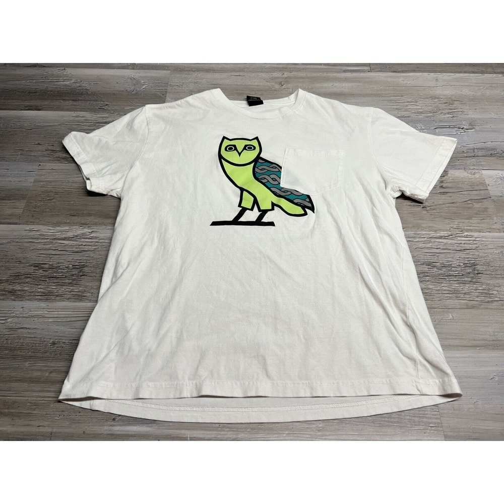 OVO Octobers Very Own Cuban Link Crest T-shirt Size XL RARE
